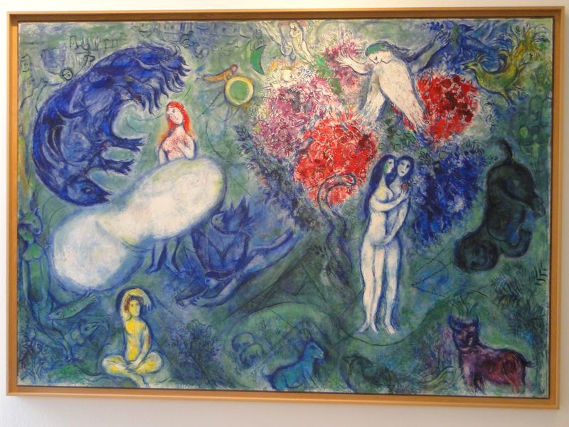 Chagall Blue Green
